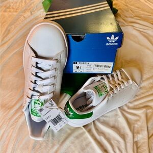 Adidas Stan Smith White Green Sneakers